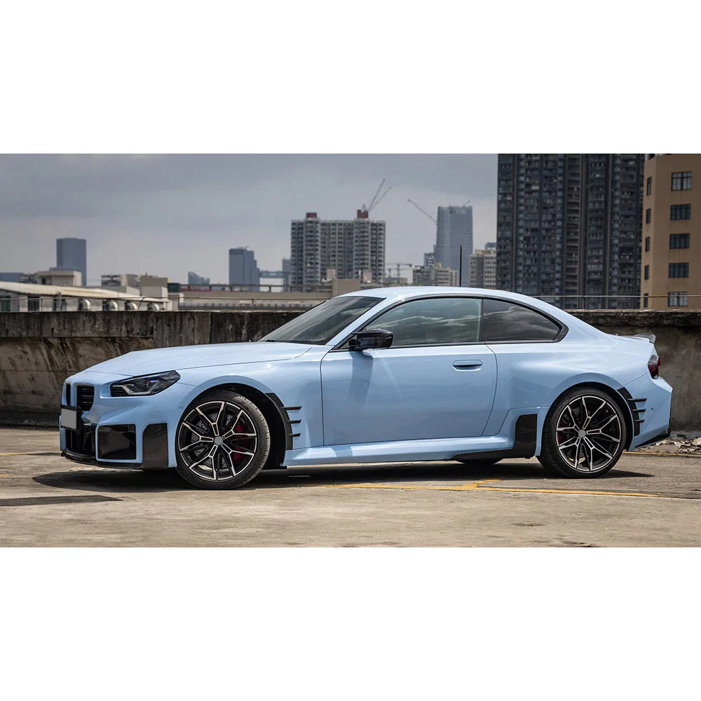 

for BMW 2 Series M2 G87 2023+ Car Side Skirts Body Kits Panel Lip Splitters Winglet ABS Side Skirts Aprons Spoiler Accessories