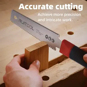 1PC Japanese Pulling 3 -Border Sierra Hand Serra SK5 Sierra Flexible Non -slip Black Covering with Folding Wood Serra for Tools to Work Wood 10 Main Sales Japanese Serrote - №9