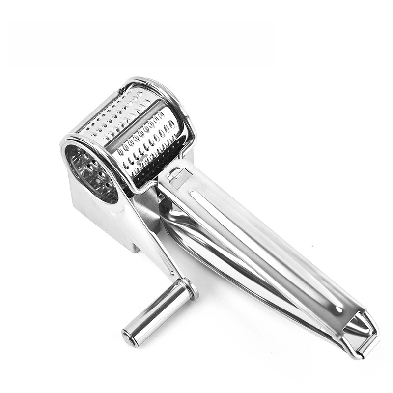 Rotary Cheese Grater Stainless Steel Handheld Cheese Slicer Butter Shredder Multi-functional Vegetables Cutter Kitchen Gadgets