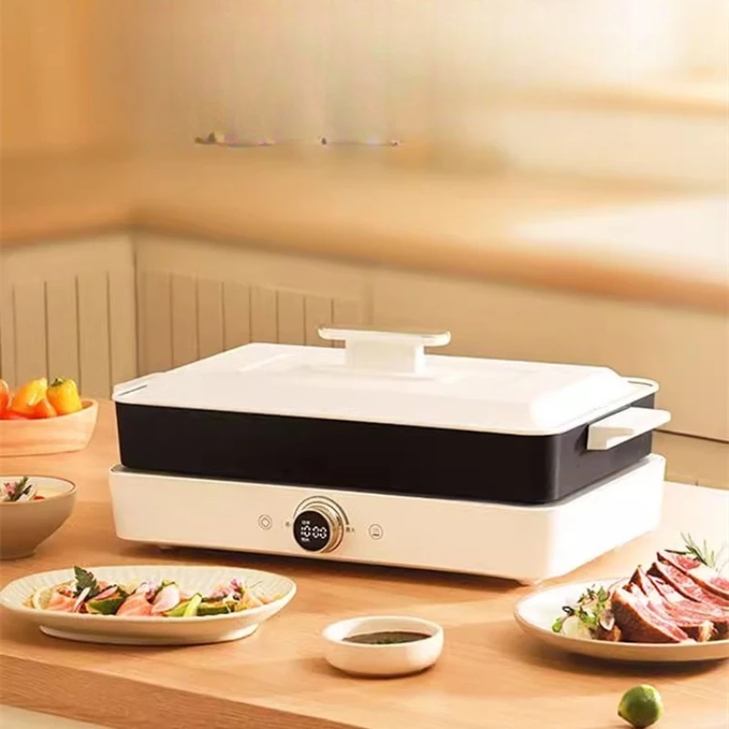 

Barbecue plate, household barbecue oven, hot pot rinsing and roasting integrated, smoke-free, good things to share