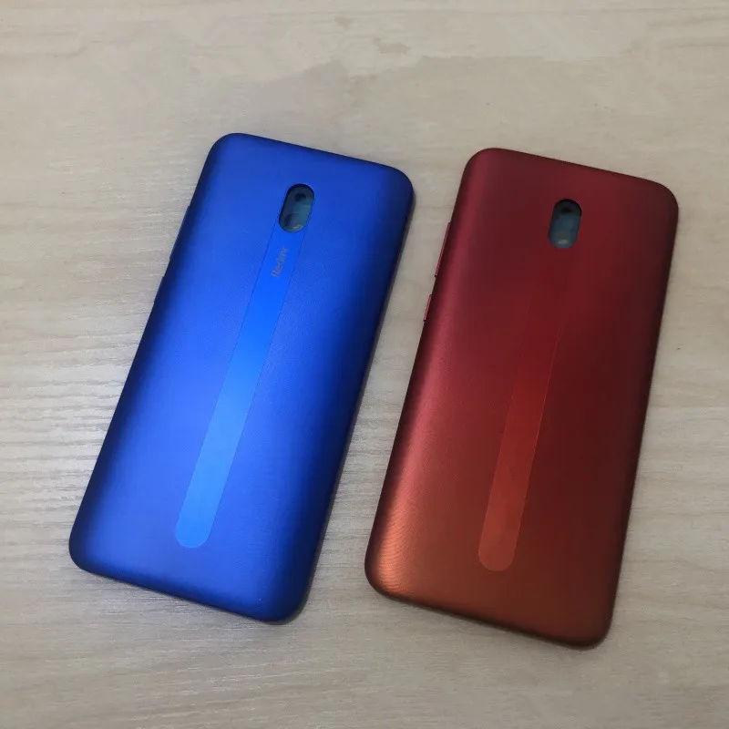 Redmi8A Battery Back Cover For Xiaomi Redmi 8A 8 A Rear Housing Plastic Case Replace Repair Spare Parts + Side Keys