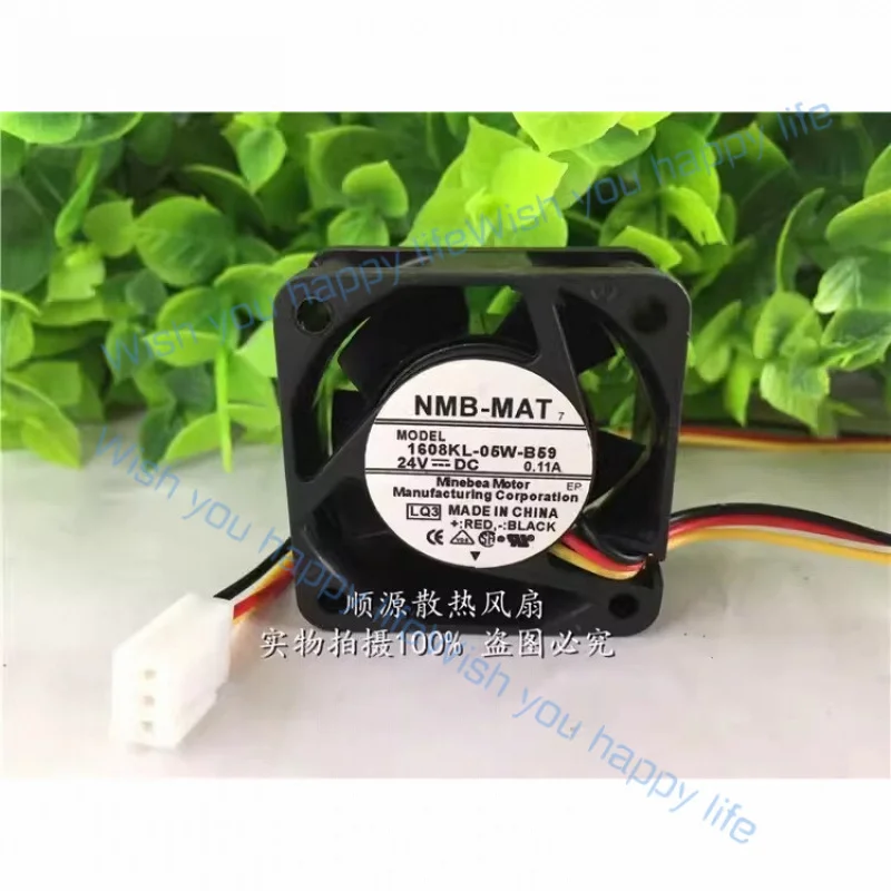 L... FOR NMB 1608KL-05W-B59 DC24V 0.11A 3-Pin Silent Cooling Fan