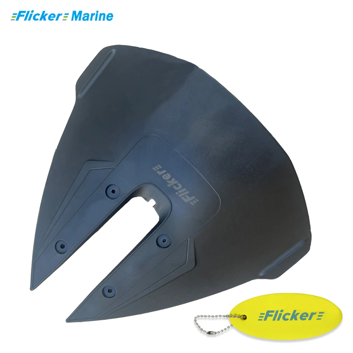 Flicker Marine Hydrofoil Stabilizer for 40-300HP Outboards & Sterndrives, Improves Lift, Speed & Fuel Efficiency, Fits Aluminum/