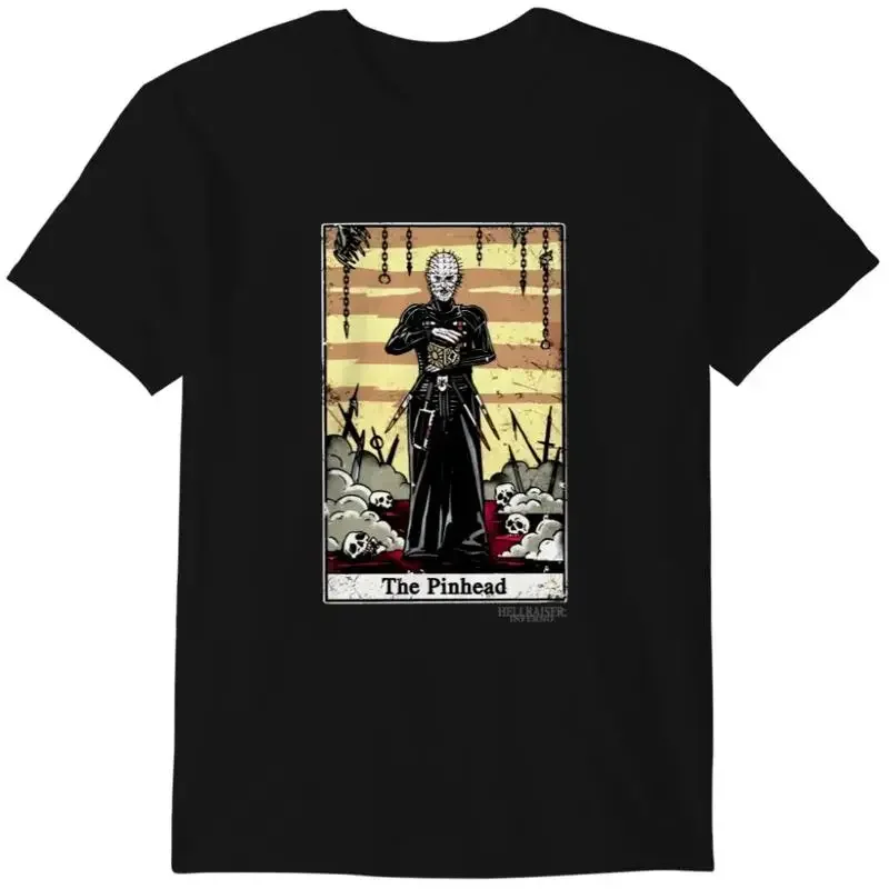 The Pinhead Hellraiser Tarot Card T shirt Full Sizes S 5XL Multicolor