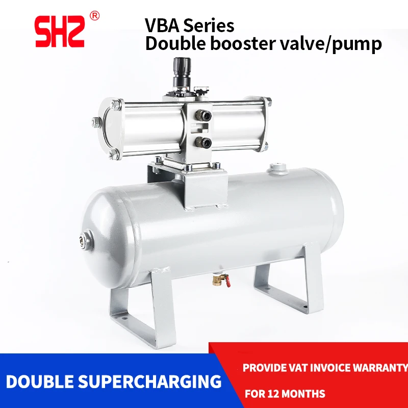 Pneumatic booster valve VBA10A-02GN gas cylinder booster pump VBA20A-03 gas tank VBAT10/20