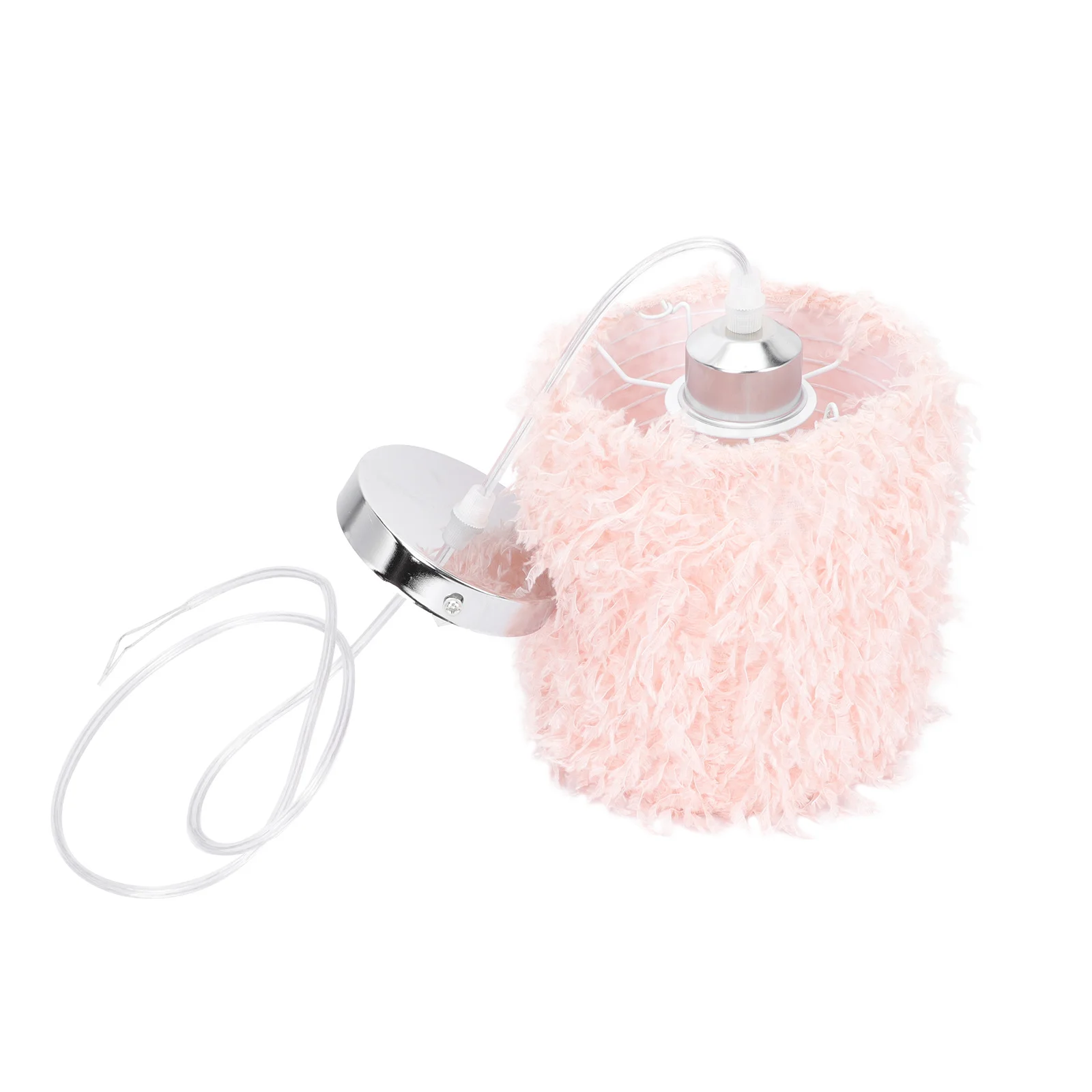 

Durable Plume Lampshade Exquisite Craftsmanship Creative Design Bedroom Study Library Decor Plume Light Shade Desk Lamp Cover