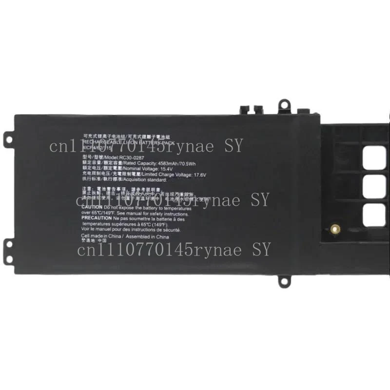 New RC30-0287 Laptop Battery For Razer Blade Pro 17 2019/2020 RZ09-0287 RZ09-0329 RZ09-0314 RZ09-0406