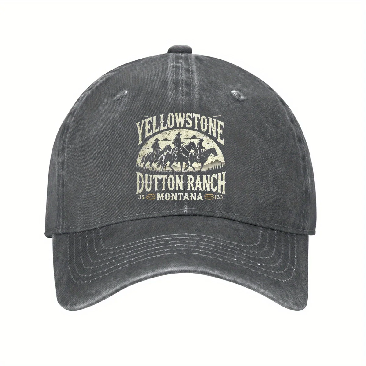 قبعة بيسبول للجنسين من Yellowstone Dutton Ranch، قبعة أبي من البوليستر قابلة للتعديل للجري والتدريبات والأنشطة الخارجية، كلاسيكية Lo