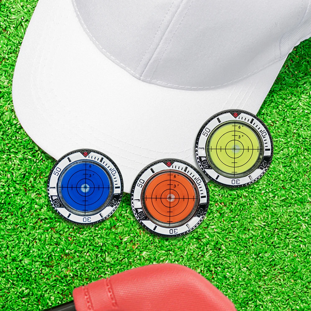 Golf Ball Marker High Precision Golf Slope Putting Level Reading Ball Marker Metal Golf Accessories