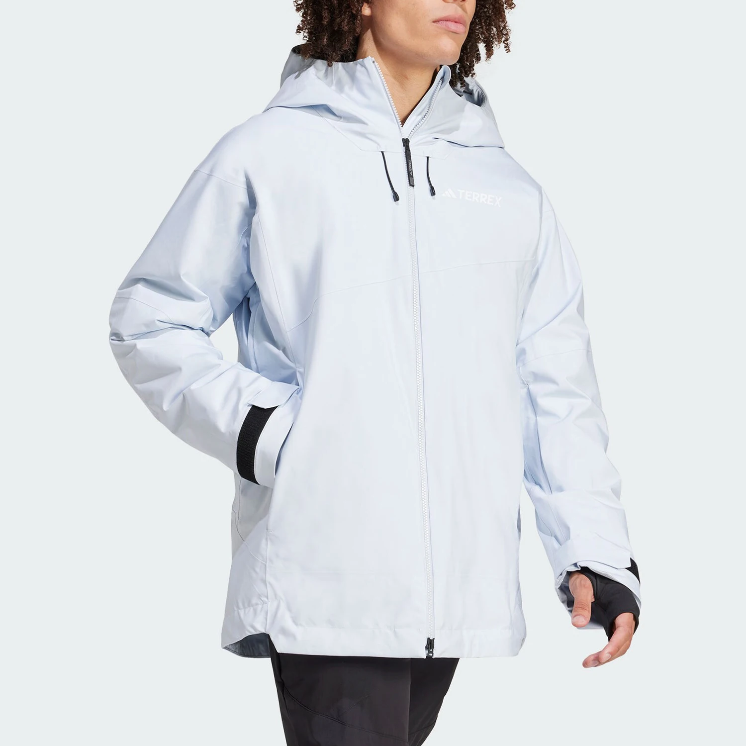 Adidas authentic new men's and women's breathable and warm cotton jacket ski suit JI8337