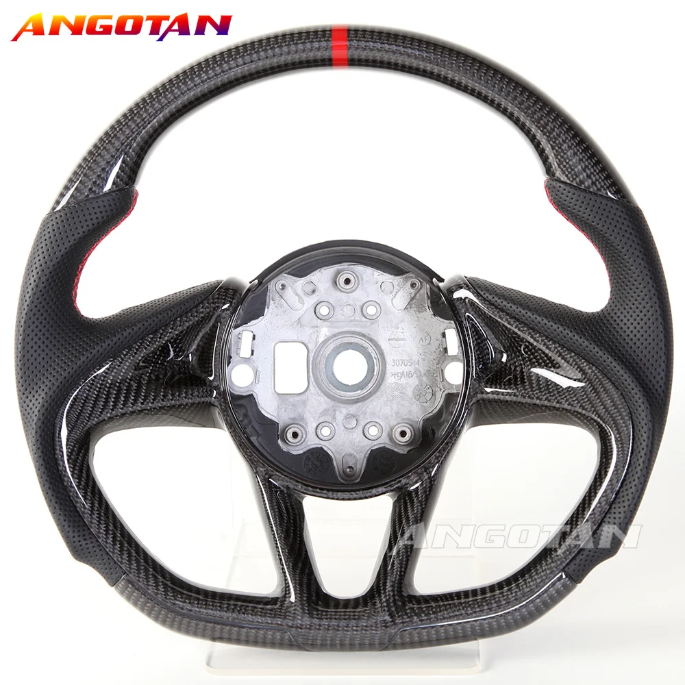 LED Carbon Fiber Steering Wheel Sprort Fit For McLaren 720S 570C 12C Car Steering Wheel Carbon Fiber With LED