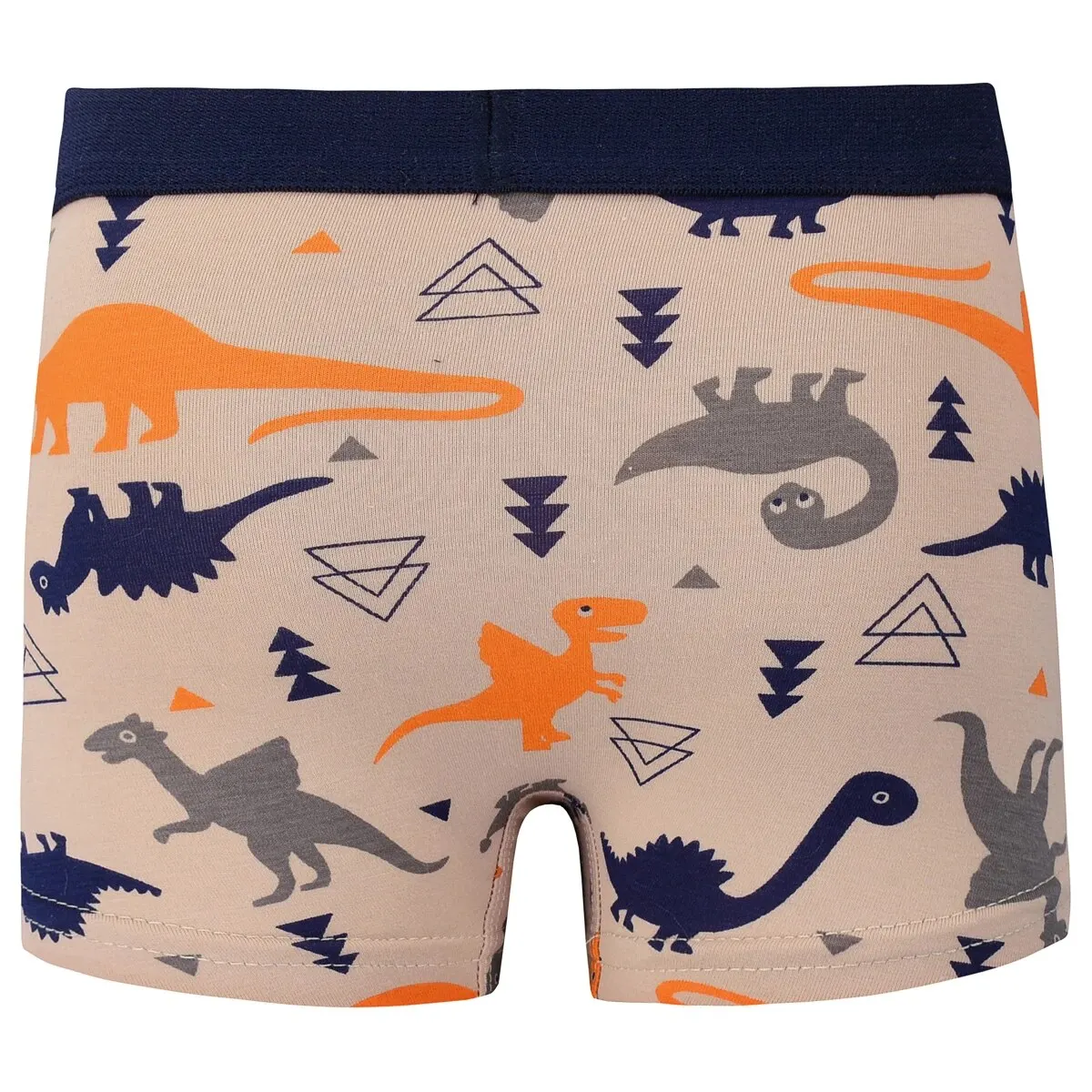 3pcs Toddler Kid Boys Underwear Soft Breathable Cartoon Dinosaur Fire Truck Pattern Comfy Boxers Briefs - Kids Fashion