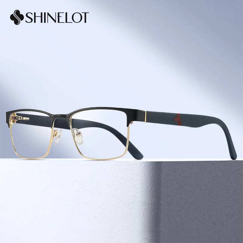 

91724 Fashionable Men Eyeglasses Frame Eye Protection Optical Glasses Science Geek Best-Selling Rectangle Eyewear