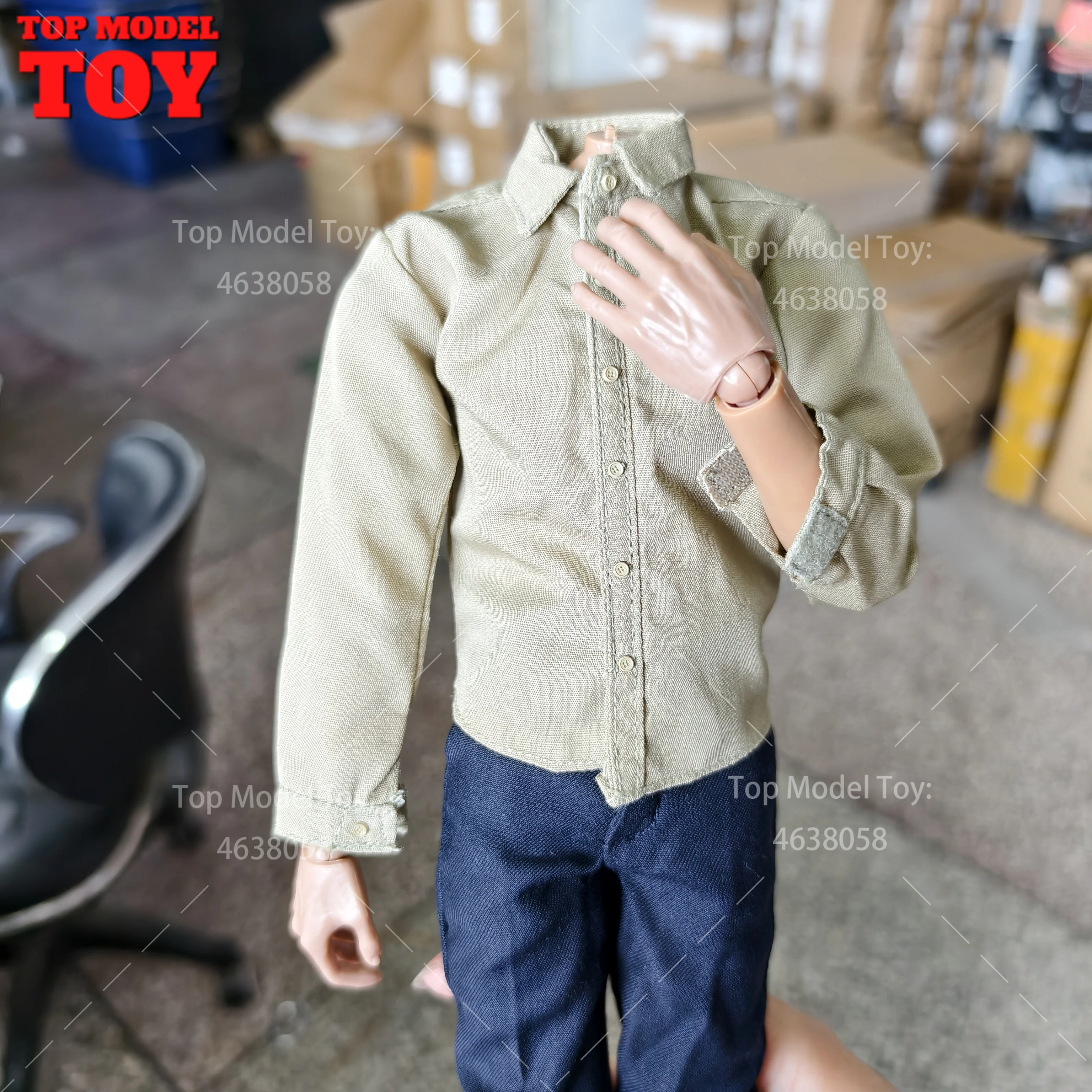Big Discount 1/6 Scale T-shirt Long Sleeved Shirt Pants Clothes AccessoryModel for 12" Male Soldier Action Figure Body Body Doll - Image 5