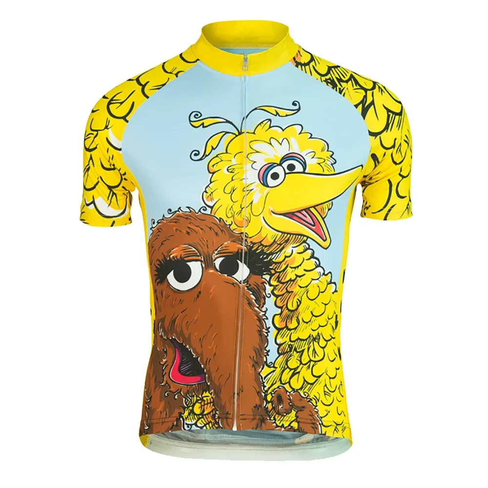 NEW 2023 MX Cartoon Funny Cycling Jersey Ropa Ciclismo Men Short Sleeve  Clothing Maillot Outdoor Bike Wear  MTB