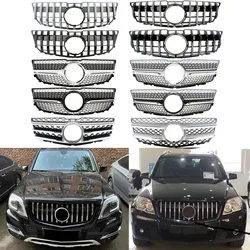 Panamerica GTR Style Grille Front Vertical Grill For Mercedes-Benz X204 GLK Class 2008 2009 2010 2011 2012 2013 2014 2015