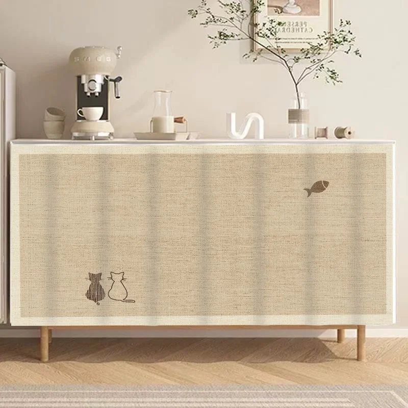 VIKAMA French Retro Cabinet Curtain Kitchen Furniture Privacy Covering Decorative Curtain Dust Curtain Home Decoration