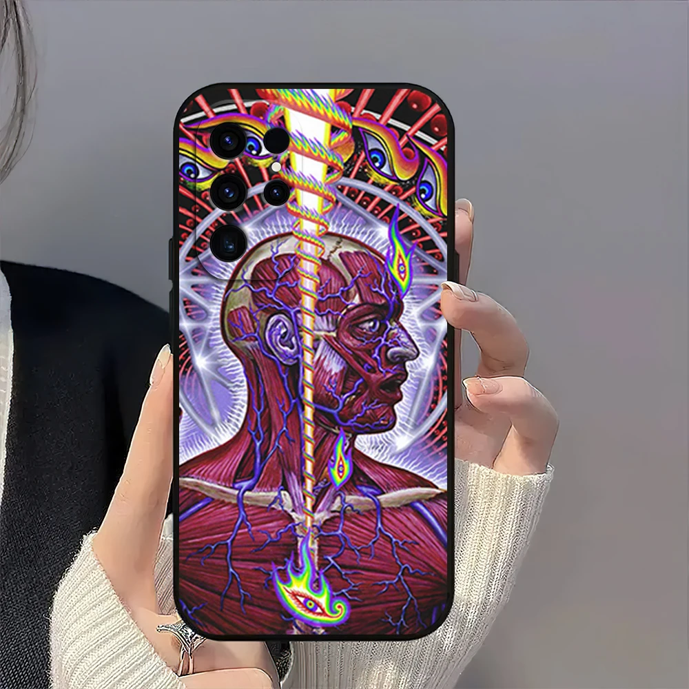 Band T-Tool Schism Lateralus Phone Case For Samsung Galaxy A54 A71 A72 A73 S22 S23 Ultra Black Soft Silicone Cover