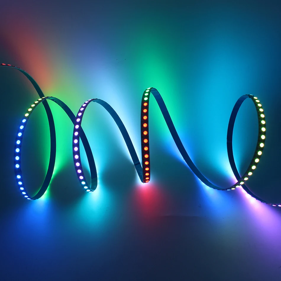 3535 WS2812B 5V DC pixel Led strips Light 100cm 200cm 144LEDs/M 60LEDs/m light Individually Addressable SK6812 Smart 8mm /4mm