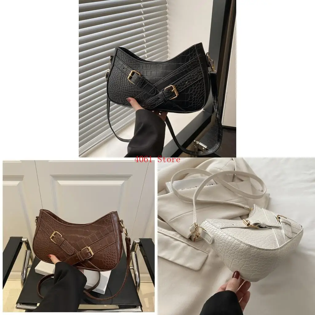 

Women Shoulder Bag Trendy Crossbody Bag Armpit Bag PU Leather Handbag Korean Styles Underarm Bag Commuting Bag for Work