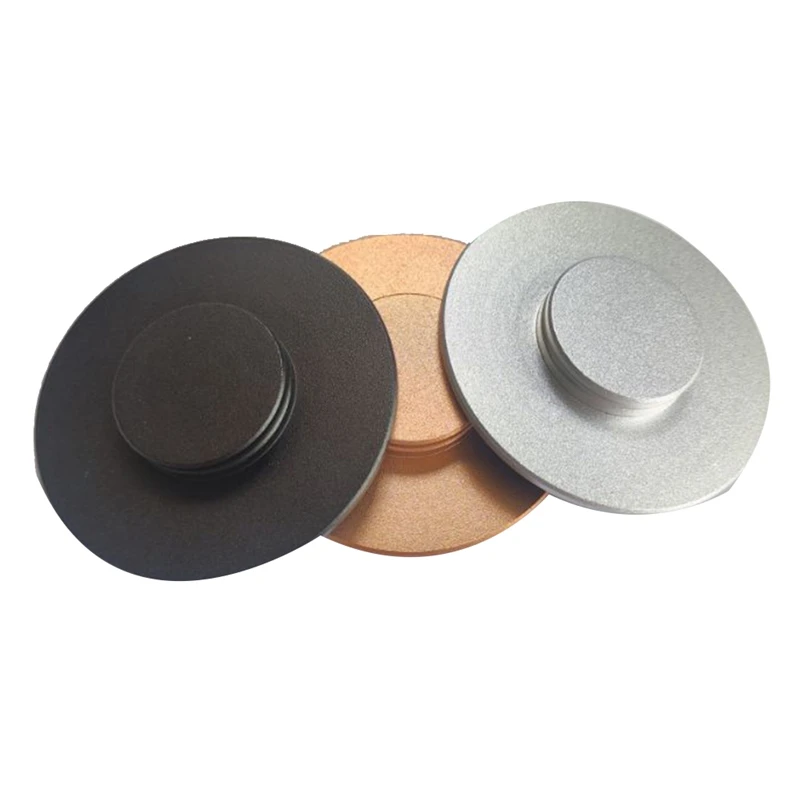 Penjepit Penstabil Meja Putar untuk Cakram Meja Putar Vinil LP untuk Penstabil Berat untuk CDM4 CDM3 Lubang Kecil Hitam Mudah Dipasang