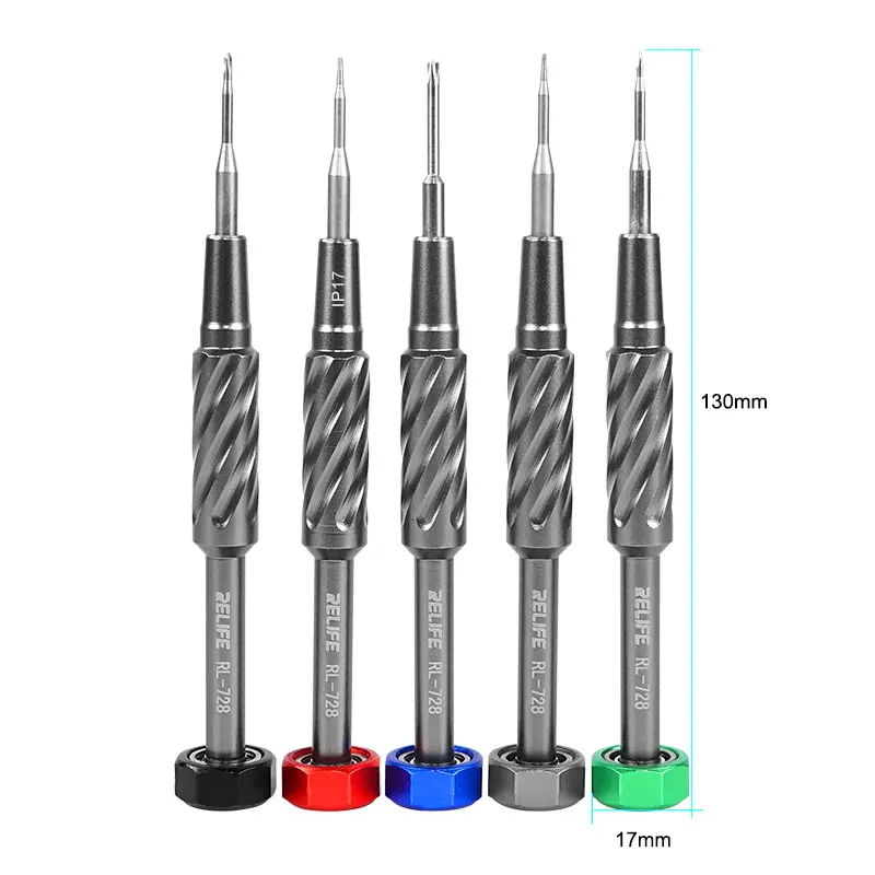 RELIFE RL-728A-IP17 2D الهاتف المحمول إصلاح مفك مجموعة صلابة عالية سبائك الصلب قوي الامتزاز المغناطيسي مفك البراغي #3