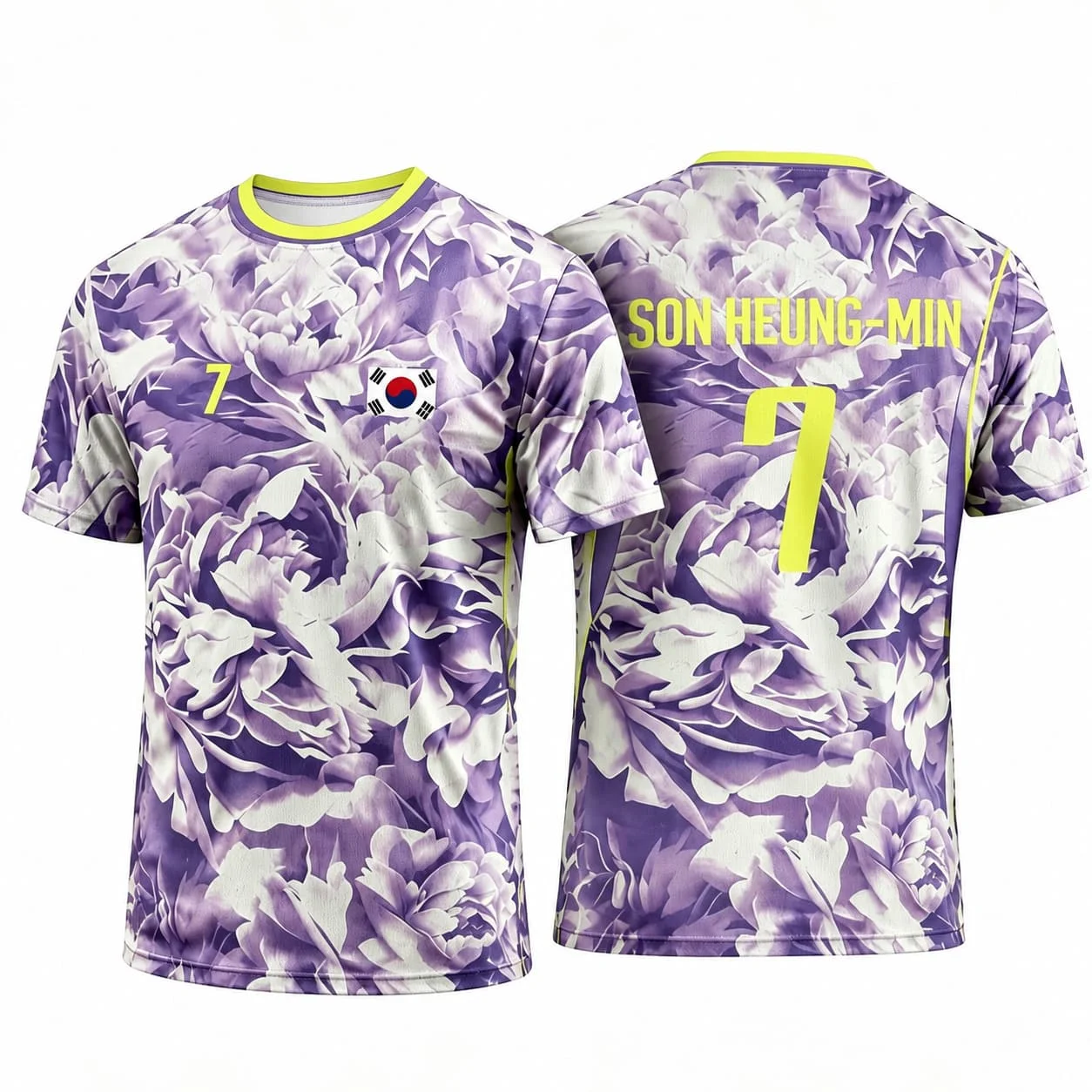 Südkorea Fußballtrikot Lässiges Sommer-Sport-3D-Druck Damen-T-Shirt Unisex-T-Shirt Kurzarm Schnelltrocknend Herren-T-Shirt – Detail 4