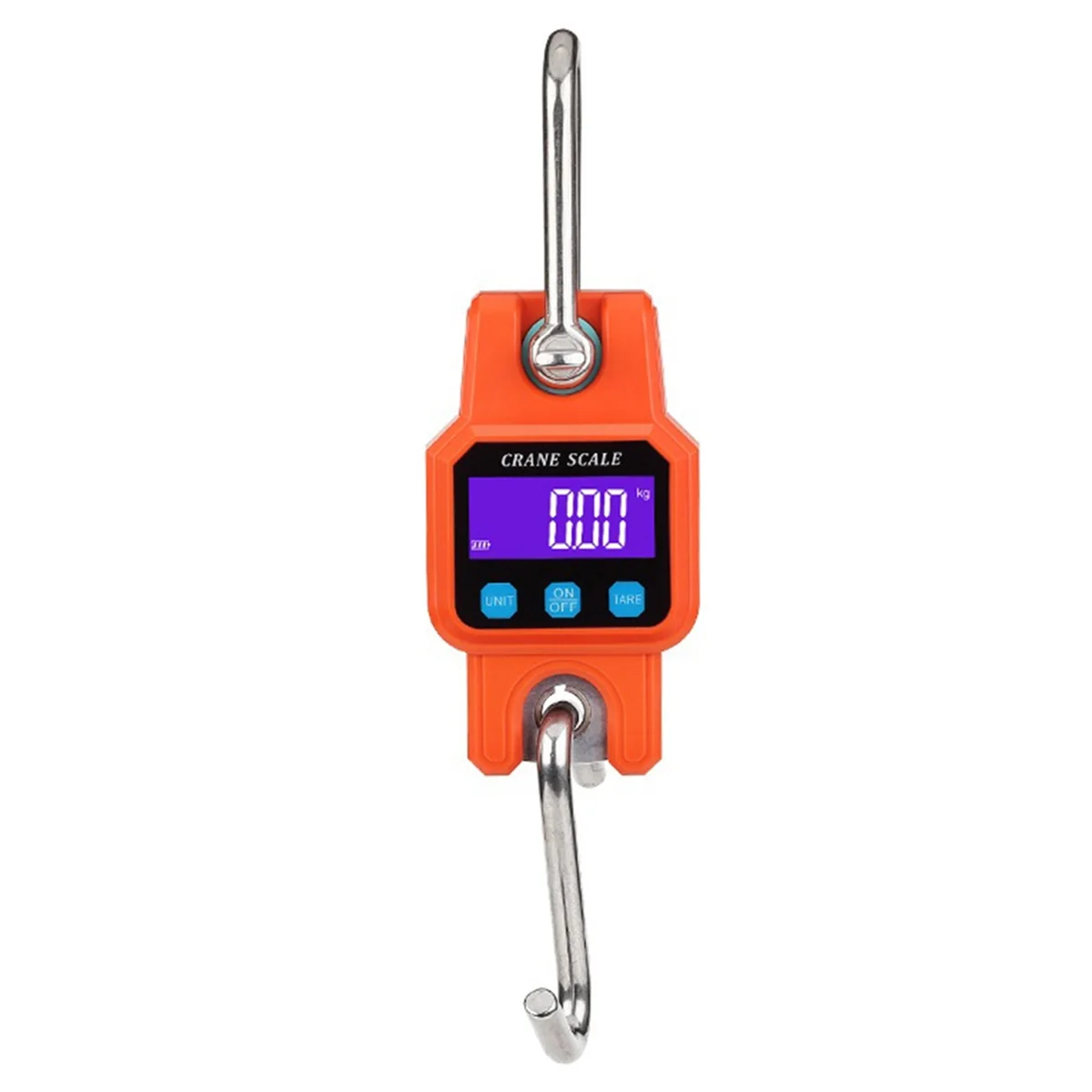 

A79G C06 Electronic Crane Scale Hand-Held Hook Scale 300kg/50g Portable Rechargeable Hanging Scale Orange with Bluetooth