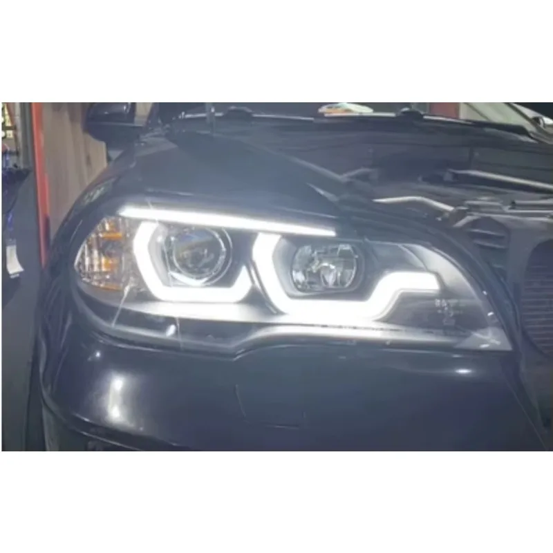 LED Headlight Assembly For BMW X5 E70 2008-2013 LED Upgrade Laser Head Lights Car Parts Front Lamps Plug & Play Car Parts