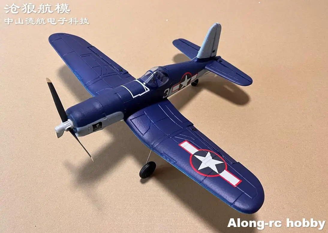 Volantexrc 761-08 F4U Corsair Fighter 400mm WingSpan 2.4G Remote Control Aircraft RTF One Stunt With Xpilot Stabilization System