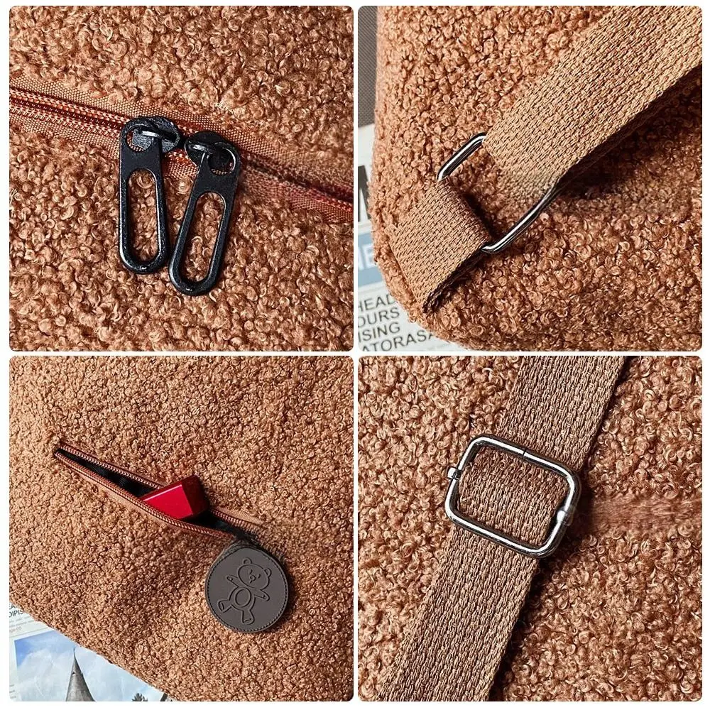 Mode Niedlichen Bären frauen Bär Rucksäcke Plüsch Multi-Funktion Mini Rucksack Tragbare Einkaufs Rucksäcke Outdoor