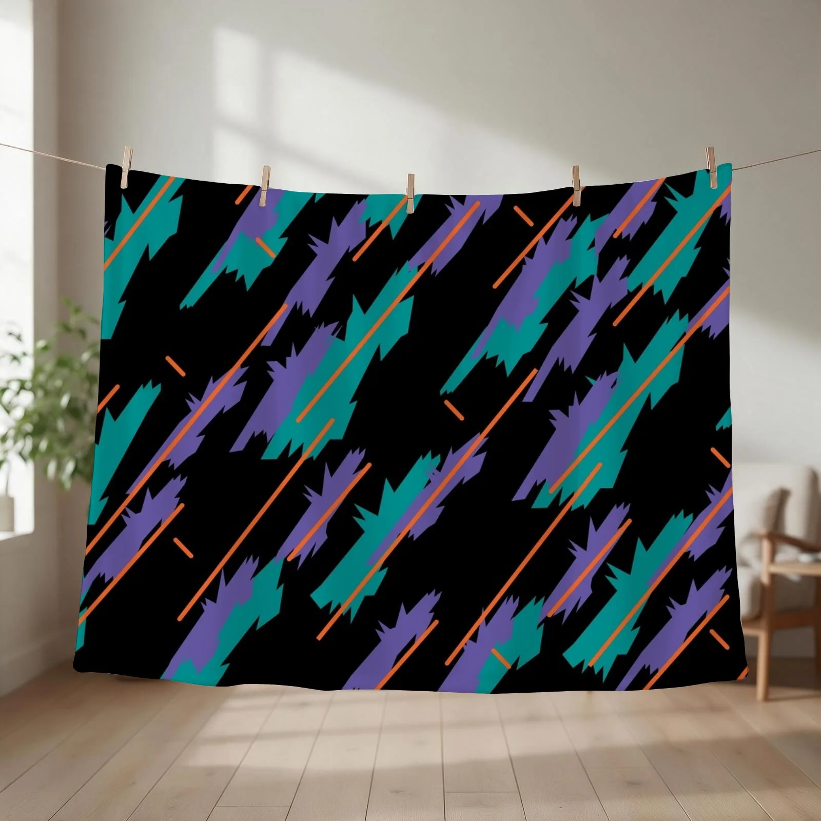 HKS Tribute Livery Pattern Throw Blanket cosplay anime Custom Vintage Flannels Blankets
