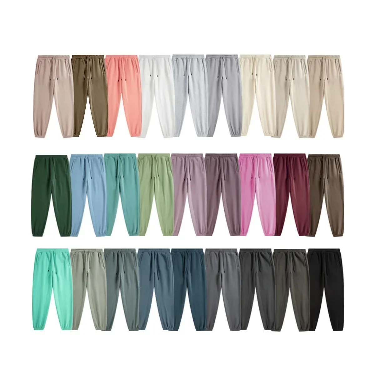 

Winter Solid Color Fleece Sweatpants Trendy Brand Large Size Men's Pants Sports Casual Pants Casual Pants Men's