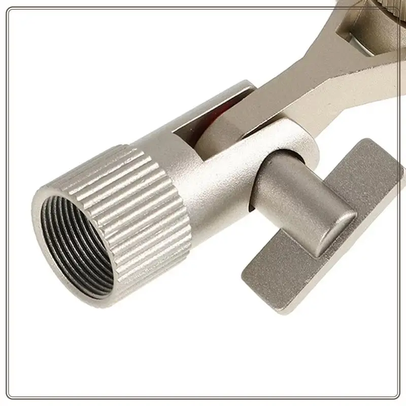 ملحقات حامل ميكروفون موثوقة، مشبك ميكروفون معدني فضي، تعديل زاوية بسيط مرن مناسب، ملحقات حامل الميكروفون Mic Cli