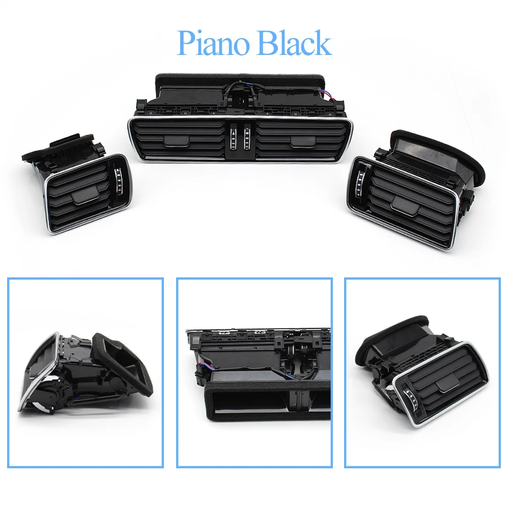 ​Car Dashboard Front Left Right Middle Air Conditioner AC Vent Grille Assembly For VW Passat B6 B7 CC 3AD819702A 3AD819728A