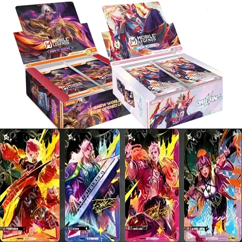 Kayou Genuine English Legends Collection Card Mlbb Kayou Hand Of Destiny Series Real World Card Anime Game Peripheral Gift Toys