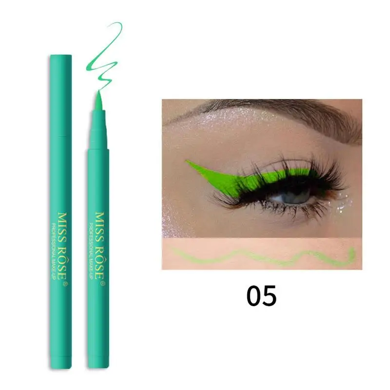 Liquid Eye Liners For Women Longwearing Eye Pencil Makeup Sweatproof Multi-Use Colored Eyeliner Pen Pencil Quick Dry Liner