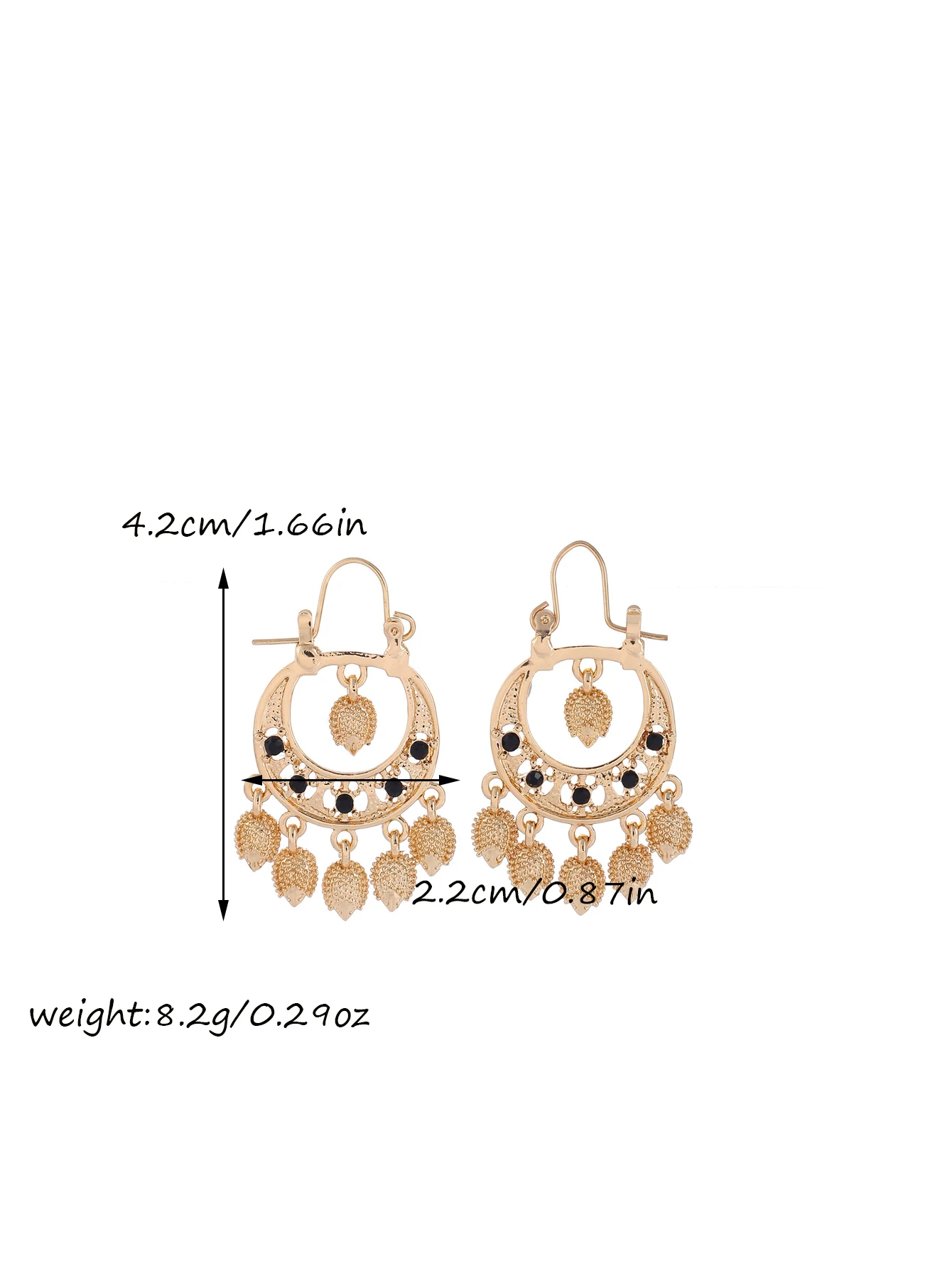 Classical Bridal Earring With Hedgehog Shape Luxury Rhinestones Ear Decoration Hook France Popular Dangling Earrings