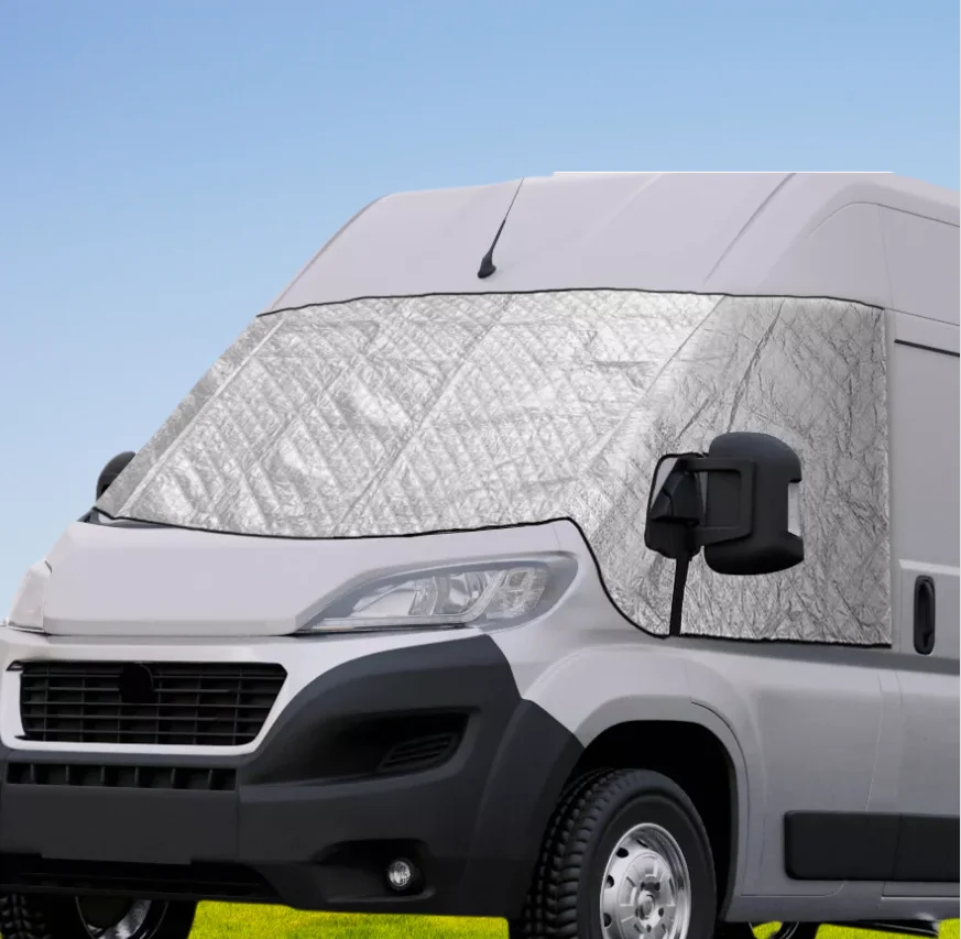 

Motorhome Thermal Windscreen Screen Cover Wrap UV Protection Black Out Blinds For Fiat Ducato Peugeot Boxer Citroen Relay