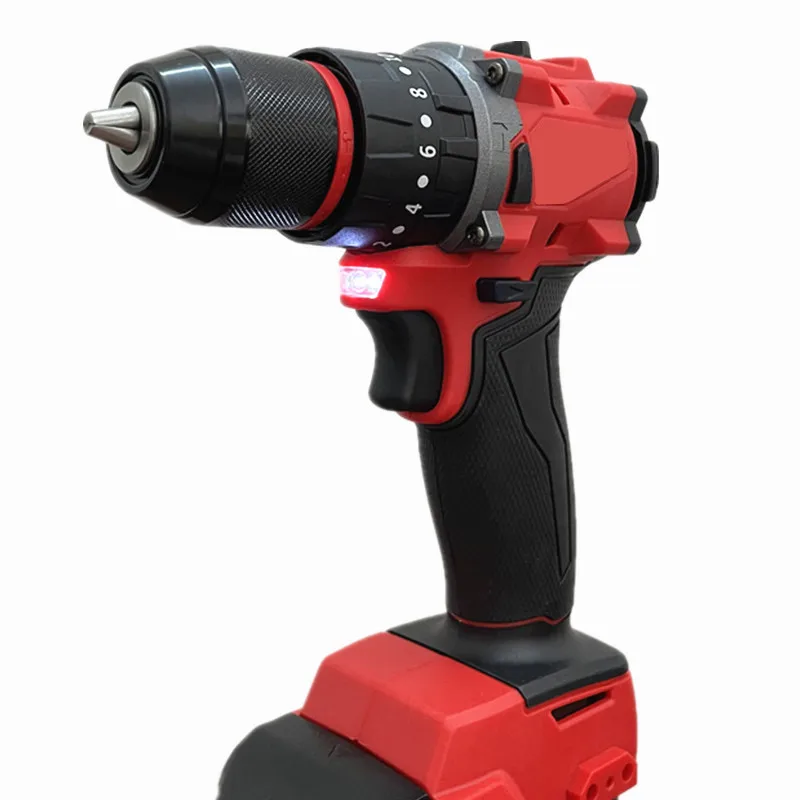 20+3 Torque Cordless Impact Drill For Milwaukee 18V Battery Brushless Electric Drill Hammer Multifunctional Power Tools