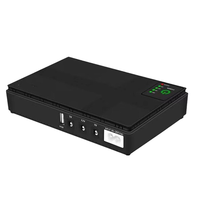 5V 9V 12V Uninterruptible Power Supply Mini UPS USB 10400MAh Battery Backup for WiFi Router CCTV(EU Plug)