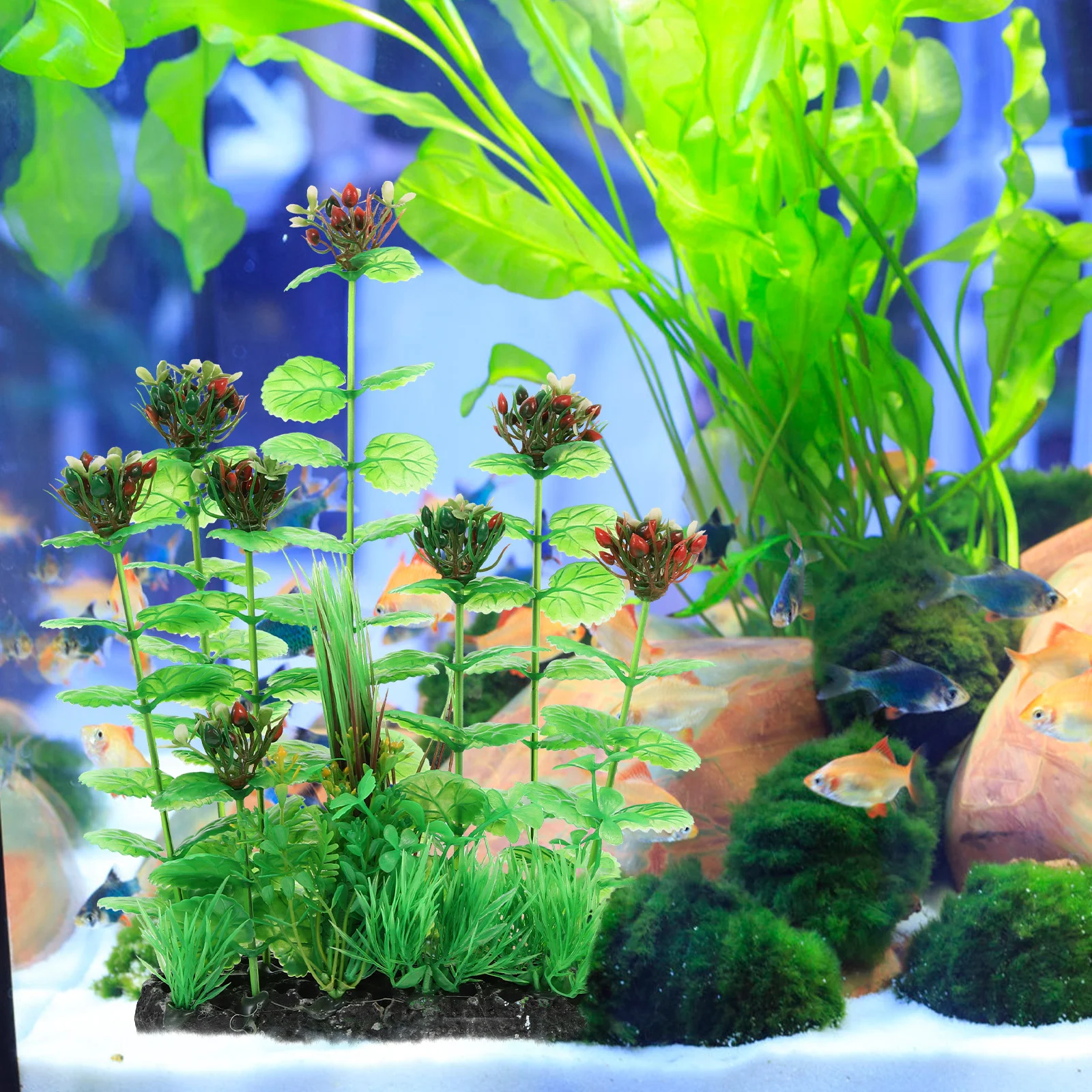

Aquarium Plastic Plant Realistic Tank Artificial Plant Decoration Lifelike Aquarium Supply Fish Tank Decoration