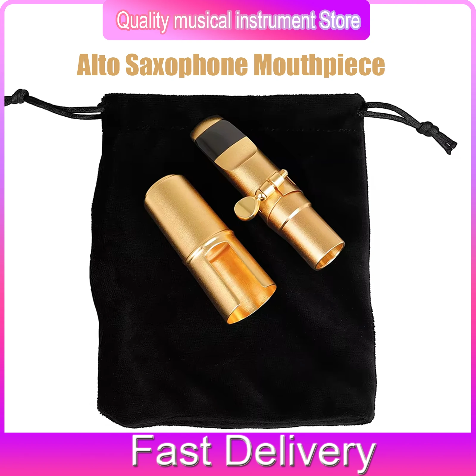 

Alto Saxophone Mouthpiece 7 Size New Model Metal Sax Mouthpiece Professional High-end Durable Woodwinds Instruments Parts