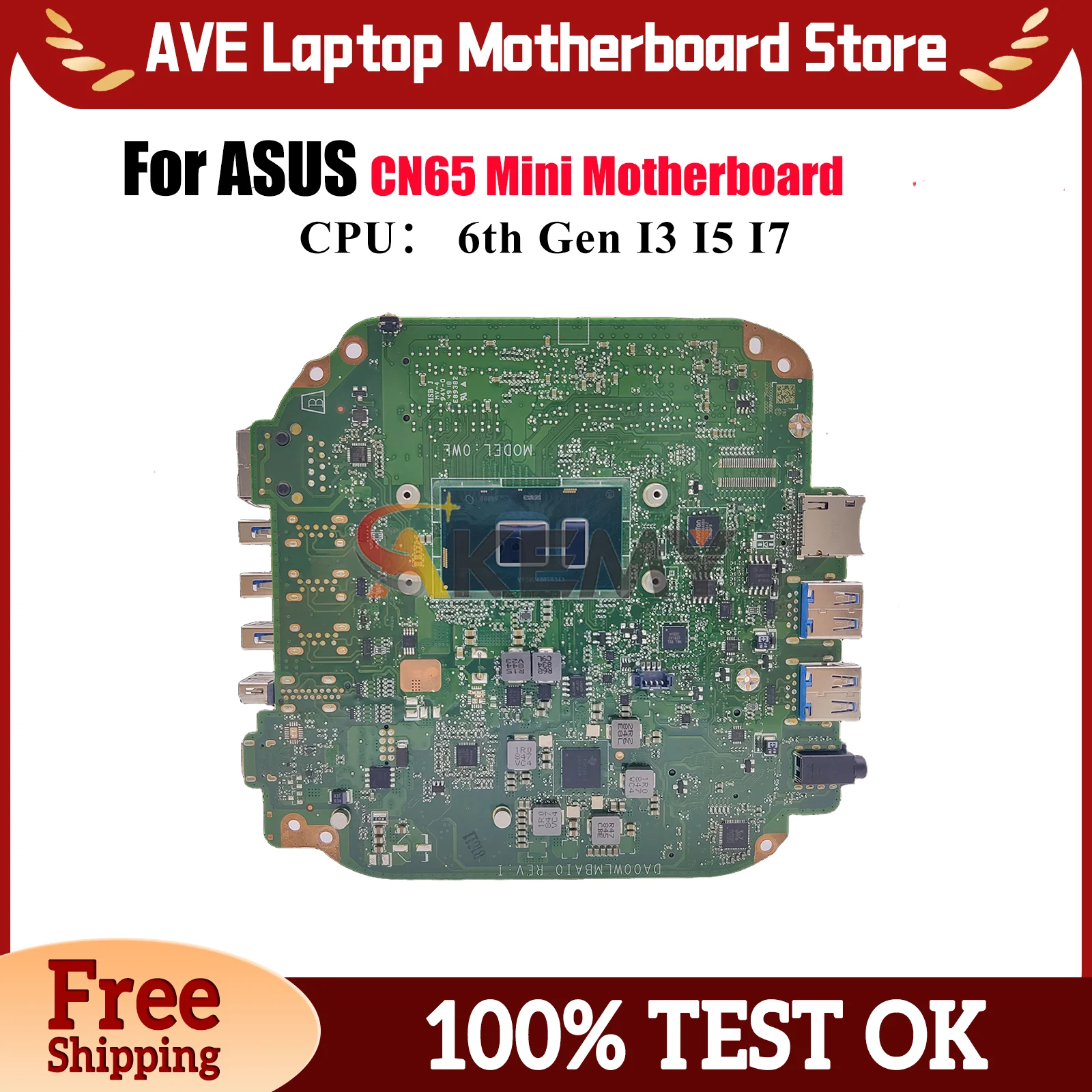 

CN65 Laptop Motherboard For ASUS Chromebook CN65 CN65 Notebook Mainboard With I3 I5 I7 CPU 100% tests OK fast shipping stk
