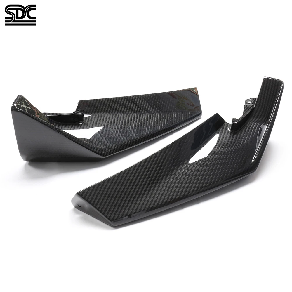 CSL ريال ألياف الكربون الجافة الجبهة الشفاه لسيارات BMW M3 G80 M4 G82 2021 + M3 المنافسة كامل ألياف الكربون المصد الأمامي الفاصل 3 قطعة/المجموعة #5