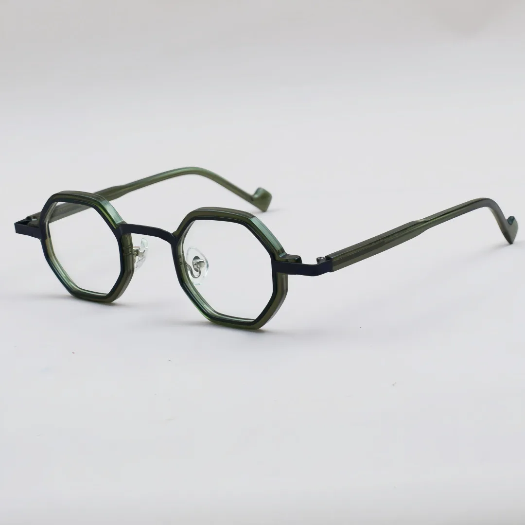 Round Acetate Optical Glasses Frame Men Ladies Spectacles Frames Customizable Prescription Eyeglass Frames