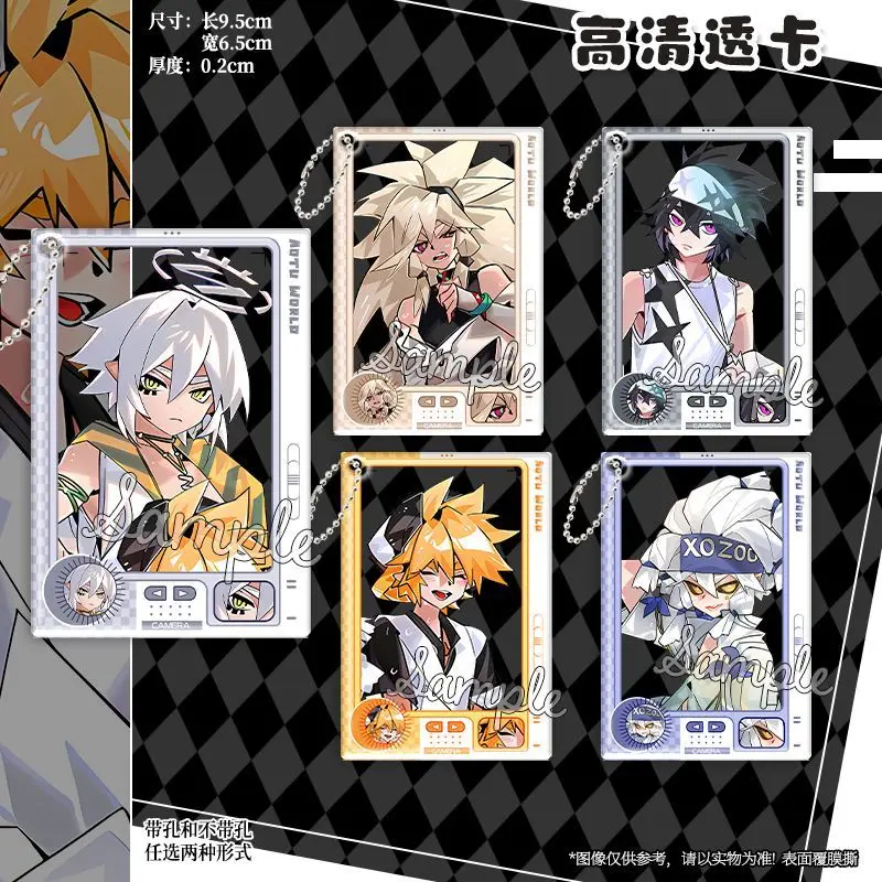 Llavero de Anime King Grey Godrose Camil Ray Palos Tomka, Llavero AOTU World para Hombre y Mujer, Colgante de Acrílico con Dibujos Animados, Regalo