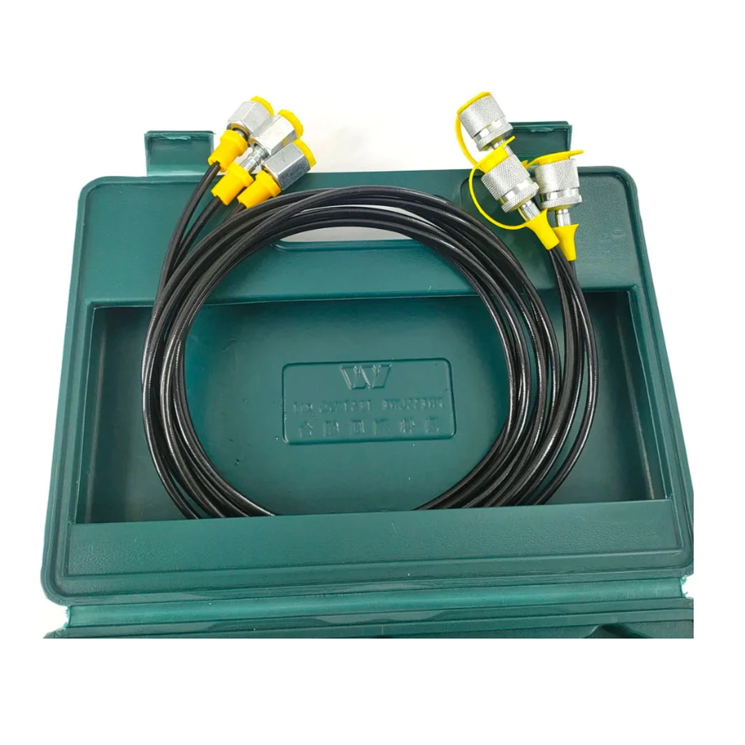 Excavator Pressure Test Kit Cheaper Hydraulic Pressure Gauge Device 6 Test Couplings 3 Pressure Gauges 3 Test Hose