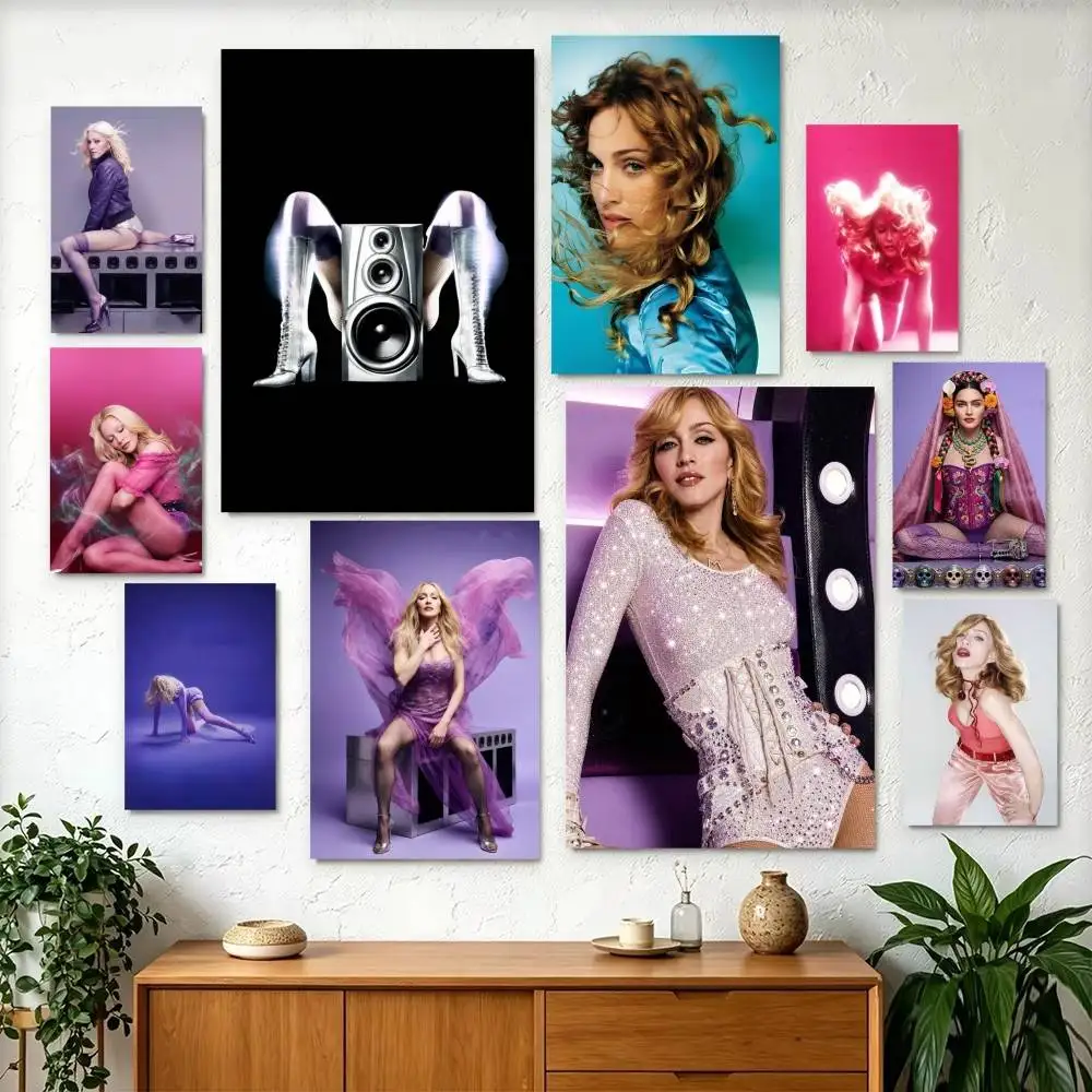 M-Madonna Confessions II 2 Throw Poster Perfect Space Sticker Self Adhesive for Office Home Theater Wall Art Decor Fancy Gift