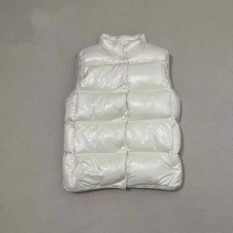 Moncl*r Solid Color Windproof Crop Puffer Jacket Unisex Winter Thick Short Style 90% White Goose Down Jacket Womans Coats
